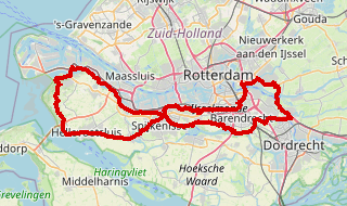 Kaartje van OudeMaas 2019 125 km