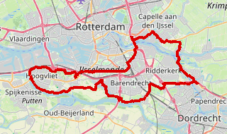 Kaartje van OudeMaas 2021 75 km
